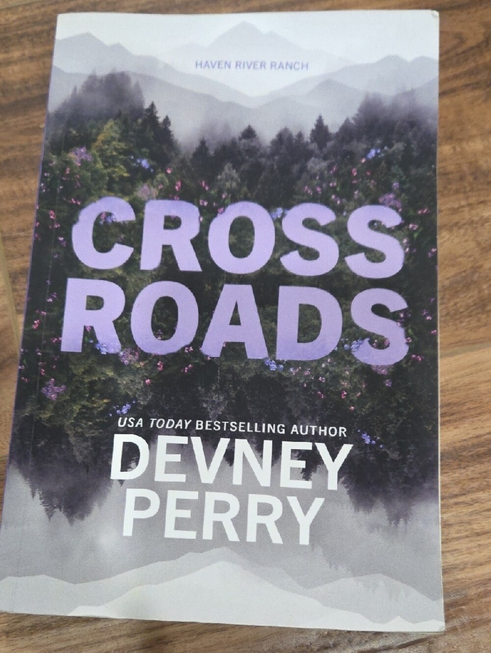 Cross Roads by Devney Perry - Purple & Green Paperback